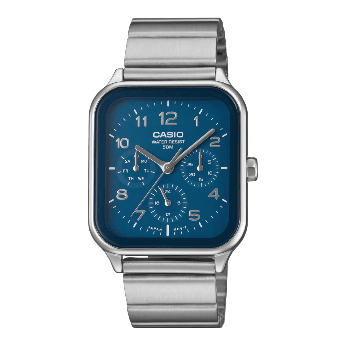 Casio MTP Square Multifunction Blue