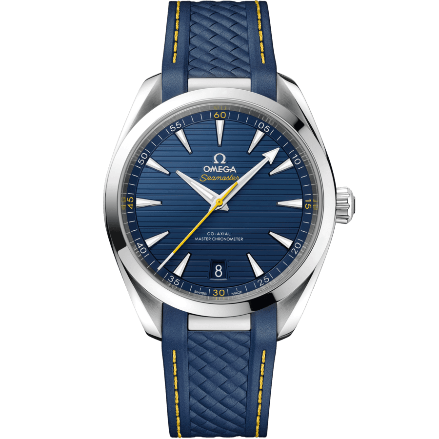 Omega Seamaster Aqua Terra 150M Blue Yellow Accent
