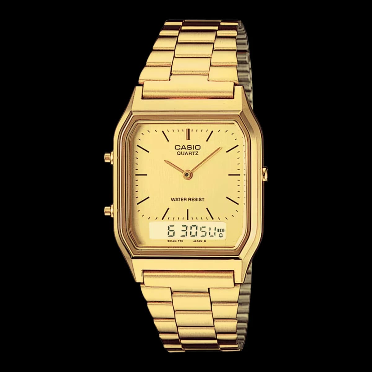 Casio Vintage Ana-Digi Gold