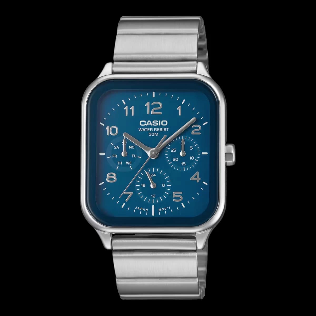 Casio MTP Square Multifunction Blue